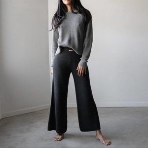 Lunya Cozy Pima Alpaca Wide Leg Pant